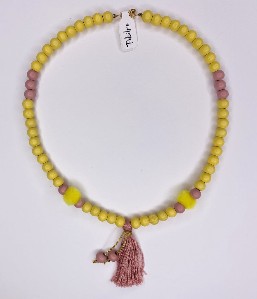 Yellow Necklace and Bracelets - Pekiboo Kids Fashion