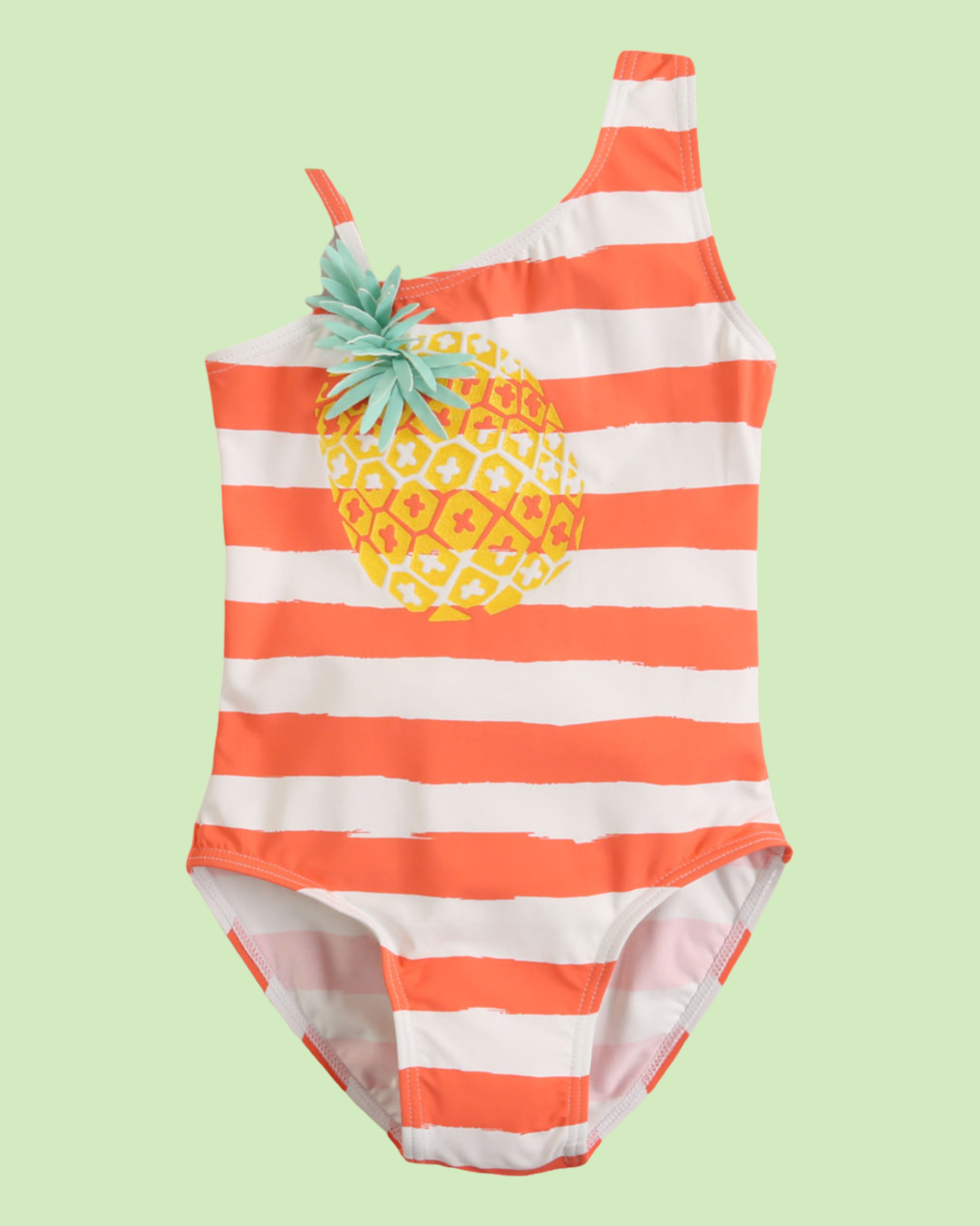 GIRLS SWIMSUIT PINEAPPLE Pekiboo Kids Fashion