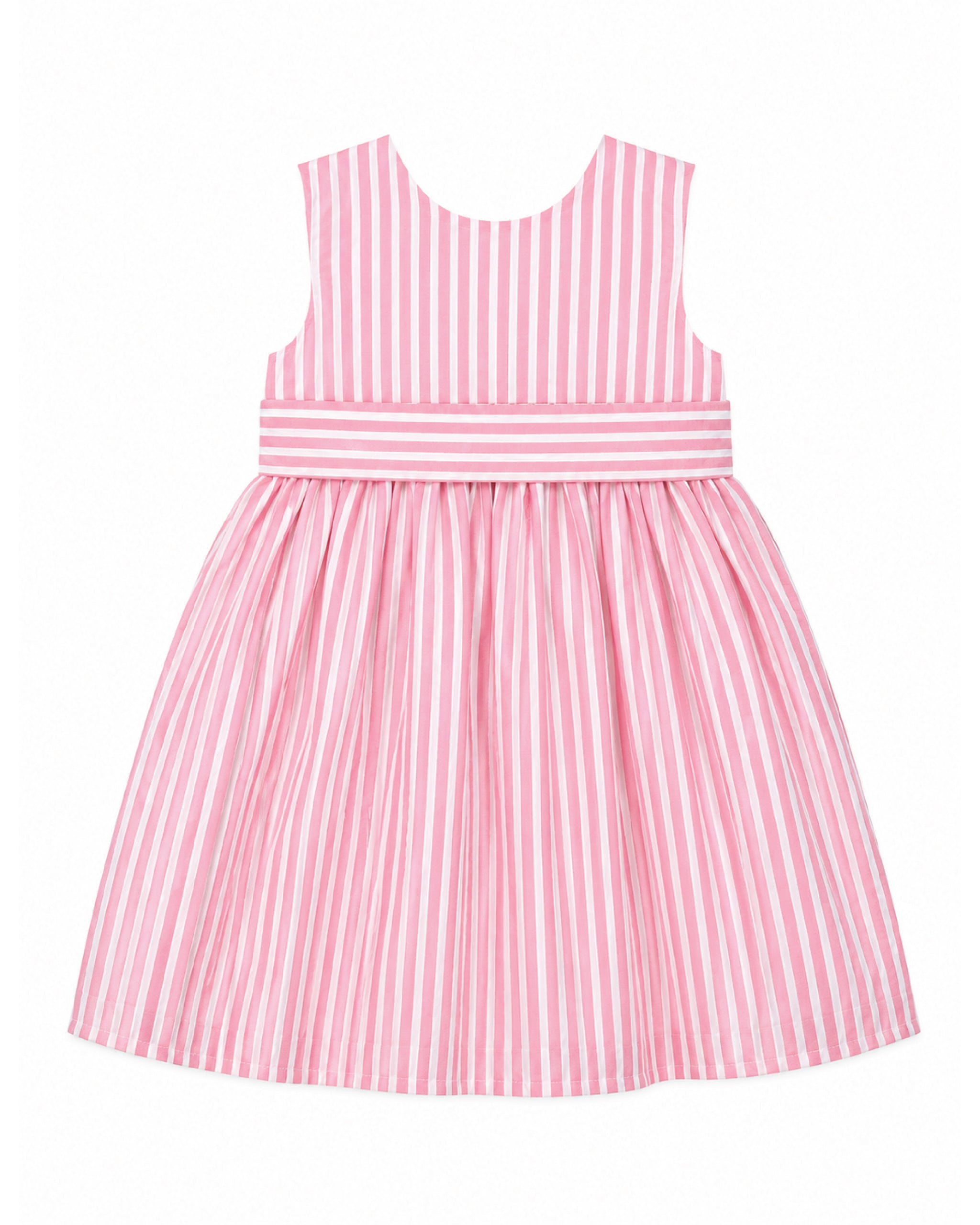 Pink & White Striped Dress