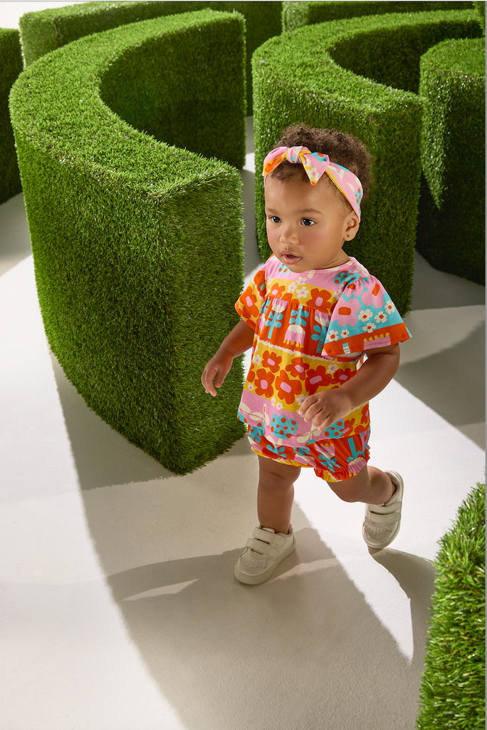 GIRL'S SWIMSUIT ZIG ZAG – Pekiboo Kids Fashion