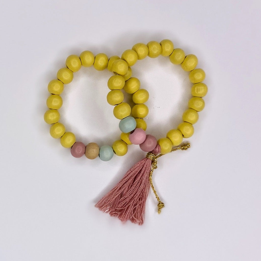 Yellow Necklace and Bracelets - Pekiboo Kids Fashion